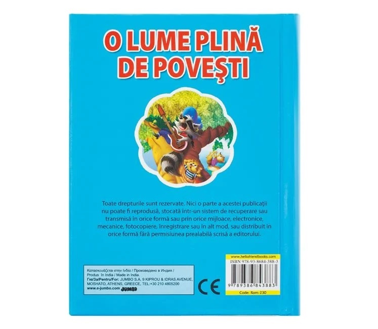 Povești Clasice „O Lume Plină de Povești” 12x16 cm - 180F - 2 | YEO