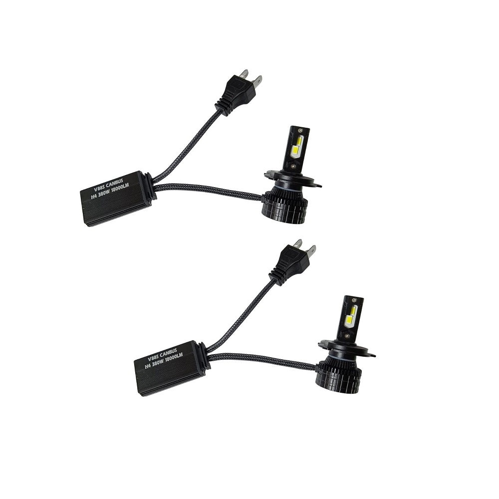 Set 2 becuri LED H4 V88S Canbus, cu putere 380W, 18000Lm, 6000K, lumina alba-rece - 3 | YEO