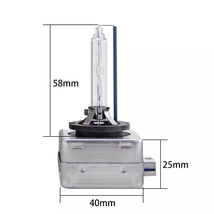 Set 2 becuri xenon D3S 35W, lumina alb-rece, 6000K, 3200LM, flansa metal - 2 | YEO