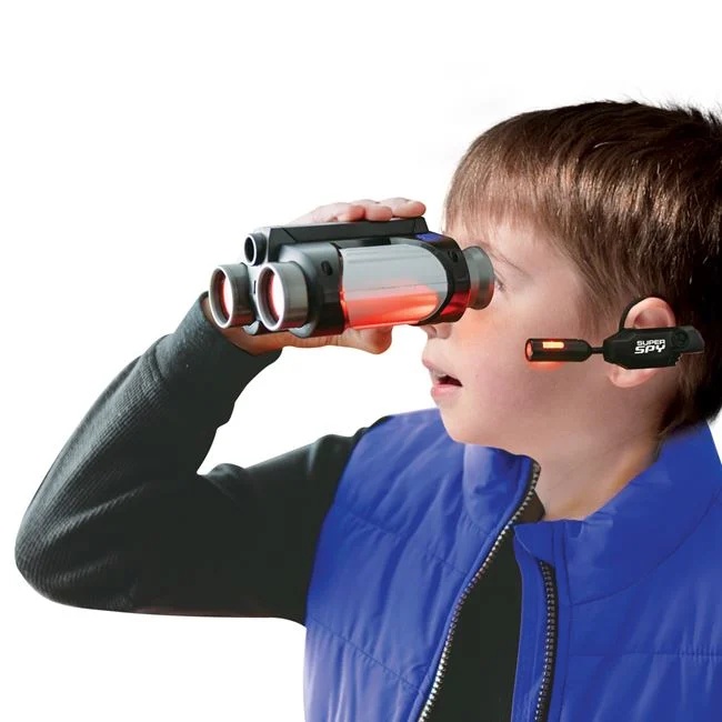 Set de joaca de spionaj 6 in 1, include binoclu, detector de miscare, lumina UV, lansator discuri si ochelari, 35.5x6.5x25.5cm, multicolor - 2 | YEO