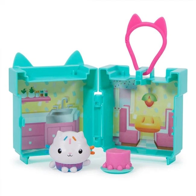 Set de joaca Gabby\'s Dollhouse Clip On, cu accesorii incluse, 8x5.5x10cm, multicolor - 2 | YEO