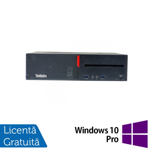 Calculator Refurbished LENOVO M700 SFF Intel Core i5-6500 3.20GHz 8GB DDR4 256GB SSD DVD-RW + Windows 10 Pro