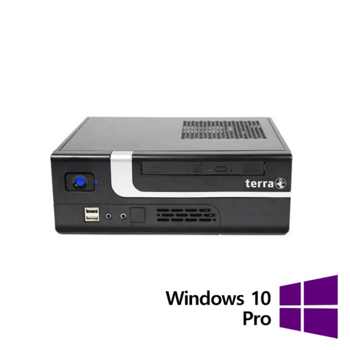 Calculator Refurbished Terra Mini PC Intel Core i3-7100 3.90GHz 8GB DDR4 256GB SSD DVD-ROM + Windows 10 Pro