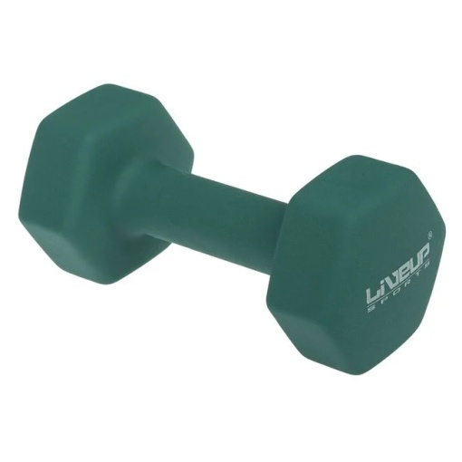 Greutate Neoprene hexagonala, 5kg, verde