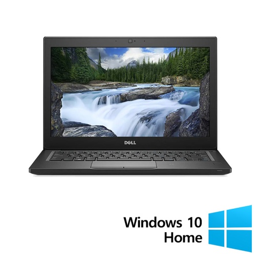 Laptop Refurbished DELL Latitude 7290 Intel Core i5-8350U 1.70 - 3.60GHz 8GB DDR4 256GB SSD 12.5 Inch + Windows 10 Home