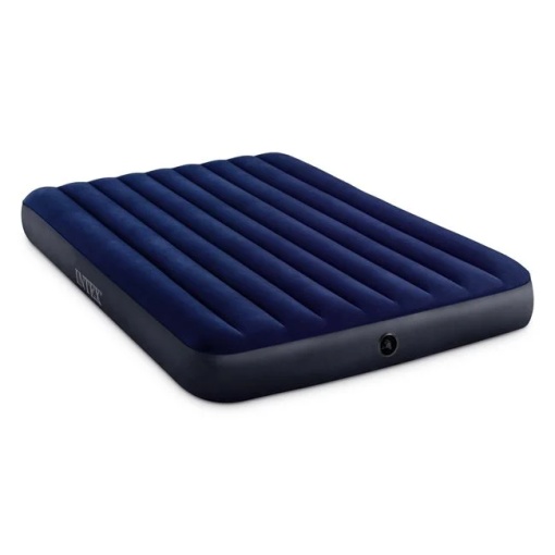 Saltea gonflabila, pentru 2 persoane, dimensiuni 1.52x0.25x2.03m, albastru