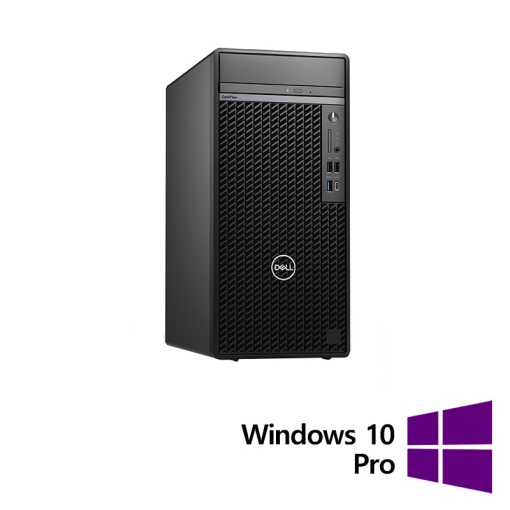 Calculator Refurbished DELL OptiPlex 7080 Tower Intel Core i5-10500 3.10 - 4.50GHz 8GB DDR4 256GB SSD + Windows 10 Pro