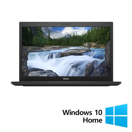 Laptop Refurbished DELL Latitude 7490 Intel Core i5-8350U 1.70 - 3.60GHz 8GB DDR4 256GB 14 Inch Full HD LED Webcam + Windows 10 Home