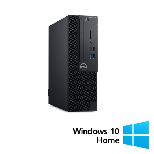 Calculator Refurbished DELL OptiPlex 3070 SFF Intel Core i5-9500 3.00 - 4.40GHz 8GB DDR4 256GB SSD + Windows 10 Home