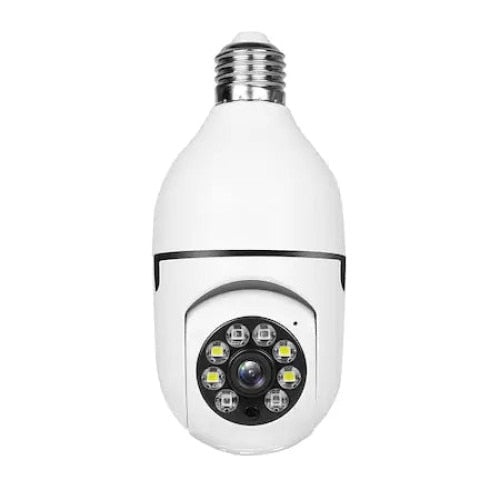 Camera Supraveghere IP, 360° Wi-Fi, tip bec cu soclu E27, 1080P, rezistent la apa IP66