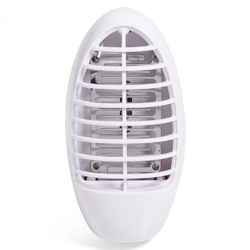Capcana Electrica pentru Insecte, 2 in 1, cu lumina de veghe, pentru priza, din plastic, alb