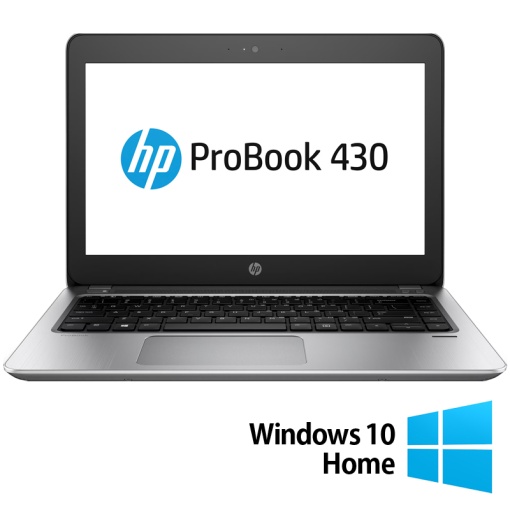 Laptop Refurbished HP ProBook 430 G4 Intel Core i5-7200U 2.50GHz 8GB DDR4 128GB SSD 13.3 Inch Webcam + Windows 10 Home