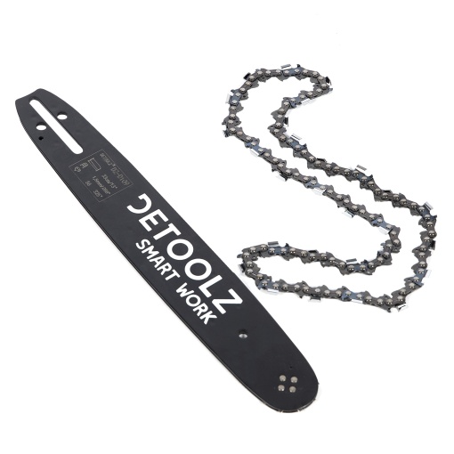 Set lama si lant drujba Detoolz lungime 13'' pas 0.325'' grosime 1.5mm 56 pinteni 28 dinti full chisel