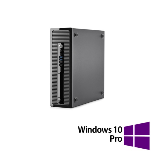 Calculator Refurbished HP 400 G1 SFF Intel Core i7-4770 3.40GHz 8GB DDR3 500GB SATA DVD-RW + Windows 10 Pro