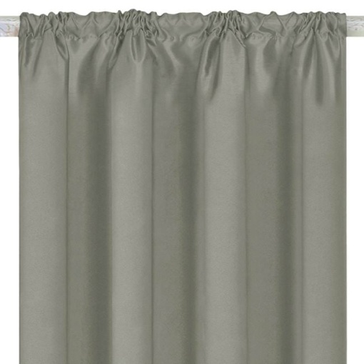 Draperie decorative, tip blackout - nu lasa lumina sa treaca, cu rejansa, 140x260cm , gri