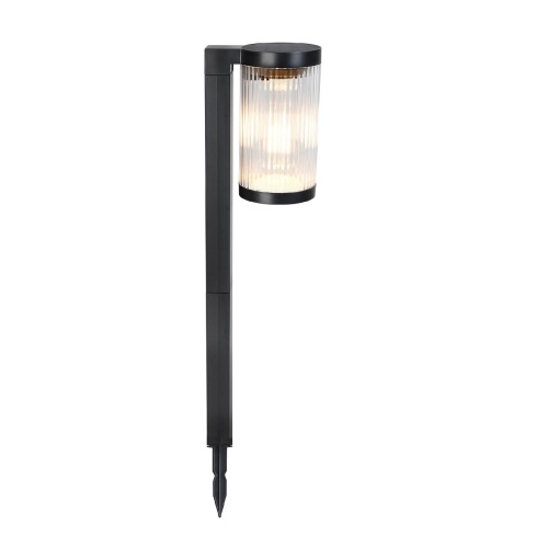 Lampa Solara Decorativa pentru Gradina, IP65, 58 cm Inaltime, Negru