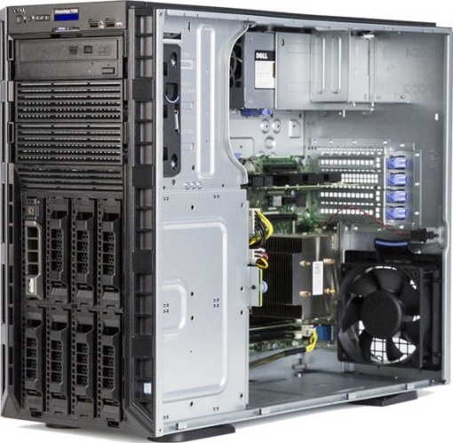 Server Refurbished Dell PowerEdge T330 Tower 1 x Intel Quad Core Xeon E3-1220 V6 3.00 - 3.50GHz 8GB DDR4 ECC Unbuffered 2 x HDD 2TB SATA CD-ROM RAID PERC H330 SATA/SAS RAID 0 1 5 10 50 iDrac8 Basic 2 X PSU 495W