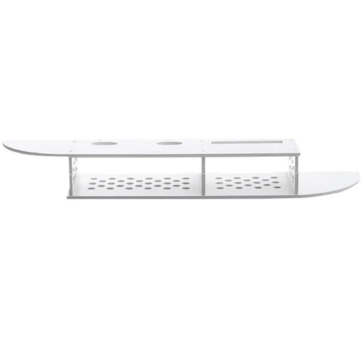 Suport elegant pentru router si alte dispozitive sau obiecte de decor, 100x23cm, alb