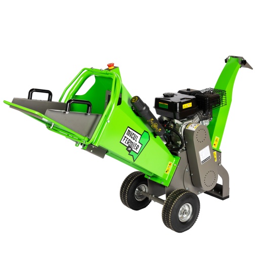 Tocator de crengi Micul Fermier motor benzina 7 CP 100 mm diametru maxim de taiere pentru rumegus
