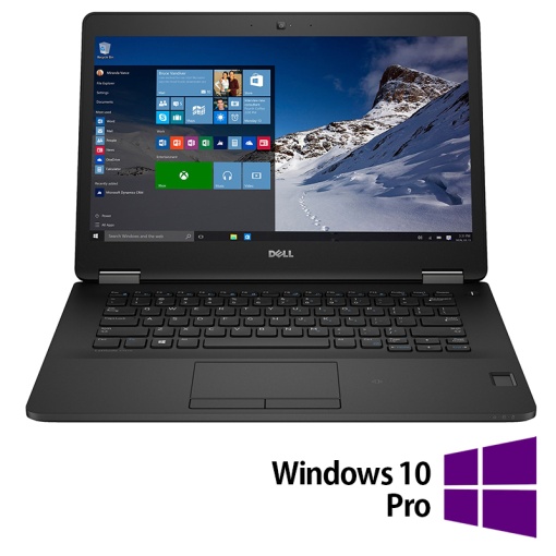 Laptop Refurbished DELL Latitude 7470 Intel Core i5-6300U 2.40GHz 8GB DDR4 128GB SSD 14 Inch + Windows 10 Pro