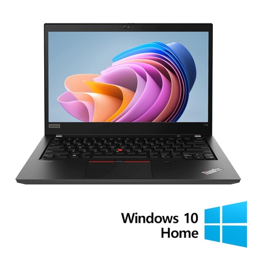 Laptop Refurbished LENOVO ThinkPad T14 Gen 2 Intel Core i5-1135G7 2.40 - 4.20GHz 16GB DDR4 256GB SSD 14 Inch Full HD Webcam + Windows 10 Home