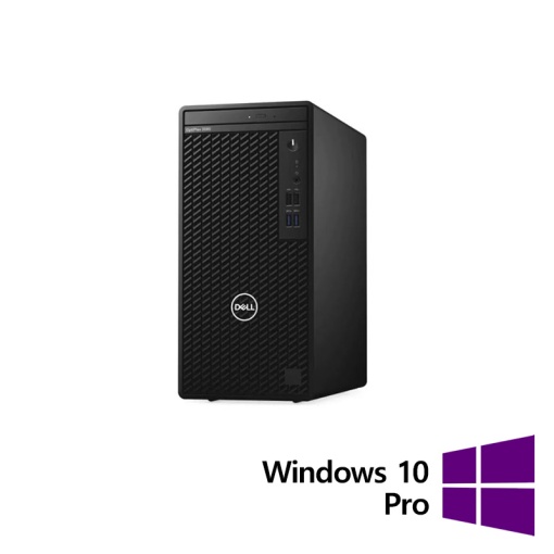 Calculator Refurbished DELL OptiPlex 3080 Tower Intel Core i5-10500 3.10 - 4.50GHz 8GB DDR4 256GB SSD + Windows 10 Pro