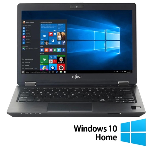 Laptop Refurbished Fujitsu LifeBook U728 Intel Core i5-8250U 1.60-3.40GHz 8GB DDR4 256GB SSD 12.5 Inch Full HD Webcam + Windows 10 Home