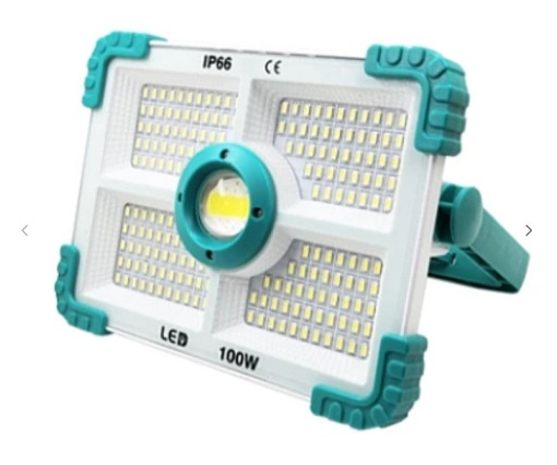 Proiector solar COBA CB F188 putere 100W si 188 LED, Alb cu albastru