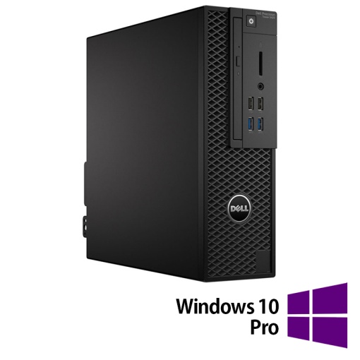 Workstation Refurbished Dell Precision 3420 SFF Intel Core i7-6700 3.40 - 4.00GHz 16GB DDR4 256GB SSD + Windows 10 Pro