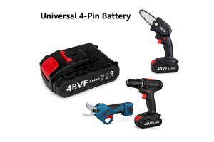 Acumulator universal cu 4 pini 48V Li-Ion 8800 mAh, Compatibil cu motocoasa, bormasina, foarfeca electrica - Img 4