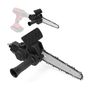 Adaptor pentru drujba, bormasina sau surubelnita electrica, cu lama si lant de 6 inch - Img 8