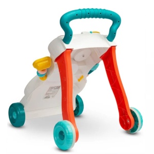 Antemergator muzical 4 in 1, interactiv, cu jucarii detasabile, pentru copii 6 luni+, 45x41x31 cm, multicolor - Img 6