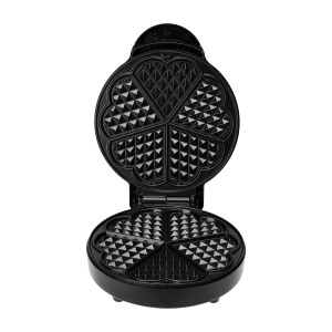 Aparat de facut vafe, 1000W, incalzire pe ambele parti, olaci antiaderente, 24x12x29cm, negru - Img 3