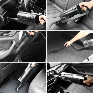 Aspirator auto 100W Turbo - Lumina LED - Accesorii incluse - Img 2