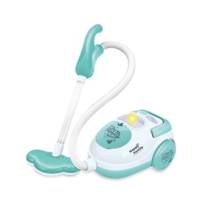 Aspirator de jucarie, interactiv, cu lumini si sunete, pentru copii 3+ ani, 18x12x11 cm, alb-albastru - Img 4
