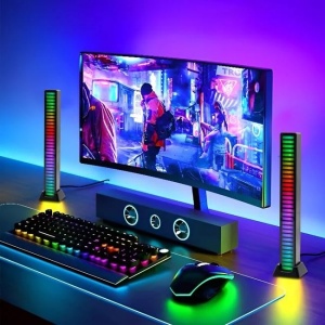 Bara gaming cu 32 de becuri LED - Sound Reactive - Img 2