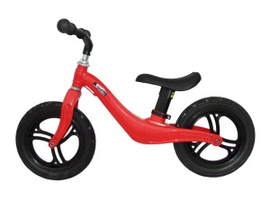 Bicicleta fara pedale pentru copii 2-5 ani, cu cadru de magneziu Divendi Sport UltraLight 2.9 Kg, rosu - Img 3