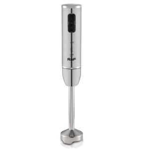 Blender RAF R3007, 4 in 1, 1600W, cu recipient de 500ml, vas de 600ml, tel si lame din otel, 2 viteze, argintiu-negru - Img 3
