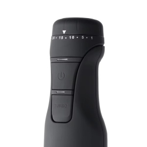 Blender vertical de mana, RAF R780, 1500W, 12000rpm, 4 lame, din otel inoxidabil, 42x6cm, negru - Img 5