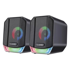 Boxe Gaming 6W, USB si RGB, Lumini LED, 1.2m, negru - Img 2