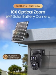 Camera de supraveghere duala, de exterior, bluetooth, zoom optic 10x, viziune nocturna, IP66 - Img 7