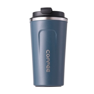 Cana termos Coffee, Capacitate 510 ml, Cafea sau alte bauturi, Inox, Gri - Img 1