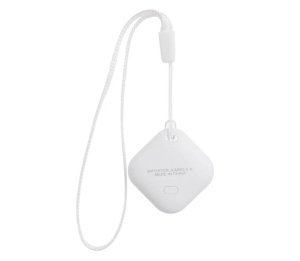 Dispozitiv localizator GPS cu curea, Dimensiune 3x3 cm, Alb - Img 2