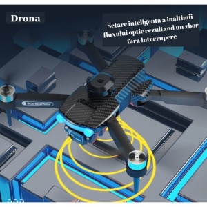 Drona GST08, filmare 4K, foto-video fixe sau in miscare, cu telecomanda, negru - Img 6