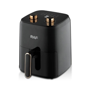 Friteuza cu aer cald Air Fryer, RAF R5237, 1300 W, 3 L, 12 programe, 25x20x28 cm, negru/alb - Img 6