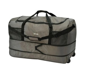 Geanta de voiaj cu roti, Extensibila, Capacitate 102L, Dimensiune 81x35x36 cm, Verde