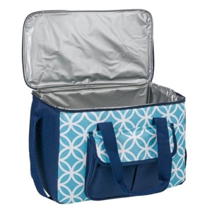 Geanta Izoterma pentru alimente, 28L, 42x23x29cm, Albastru-Turcoaz - Img 1