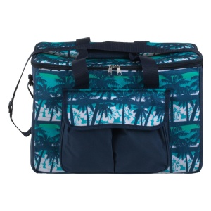 Geanta Izoterma pentru alimente, Capacitate mare 28L, Dimensiune 42x23x29cm, Albastru-Turcoaz - Img 2