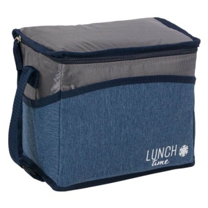 Geanta Izoterma pentru alimente cu fermoar, Capacitate 9L, 26x16x21cm, Blue Jeans Antracit - Img 2