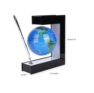 Glob pamantesc magnetic plutitor cu iluminare LED multicolor - Img 7